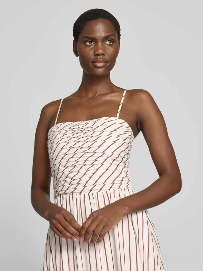 Forever New Midi-jurk van lyocellmix met linnenaandeel model 'Tanya' offwhite, foto 3