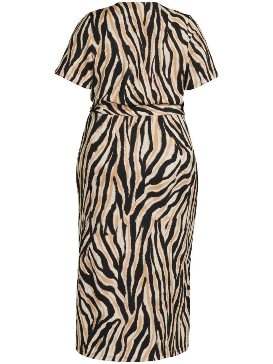 GREAT LOOKS crinkle overslagjurk met zebraprint multi, foto 3