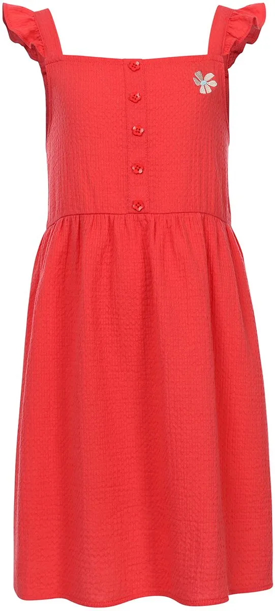 LOOXS REVOLUTION LOOXS Little Meisjes jurk - Maat 92 in de kleur rood van 100% Cotton - 2512-7836-282