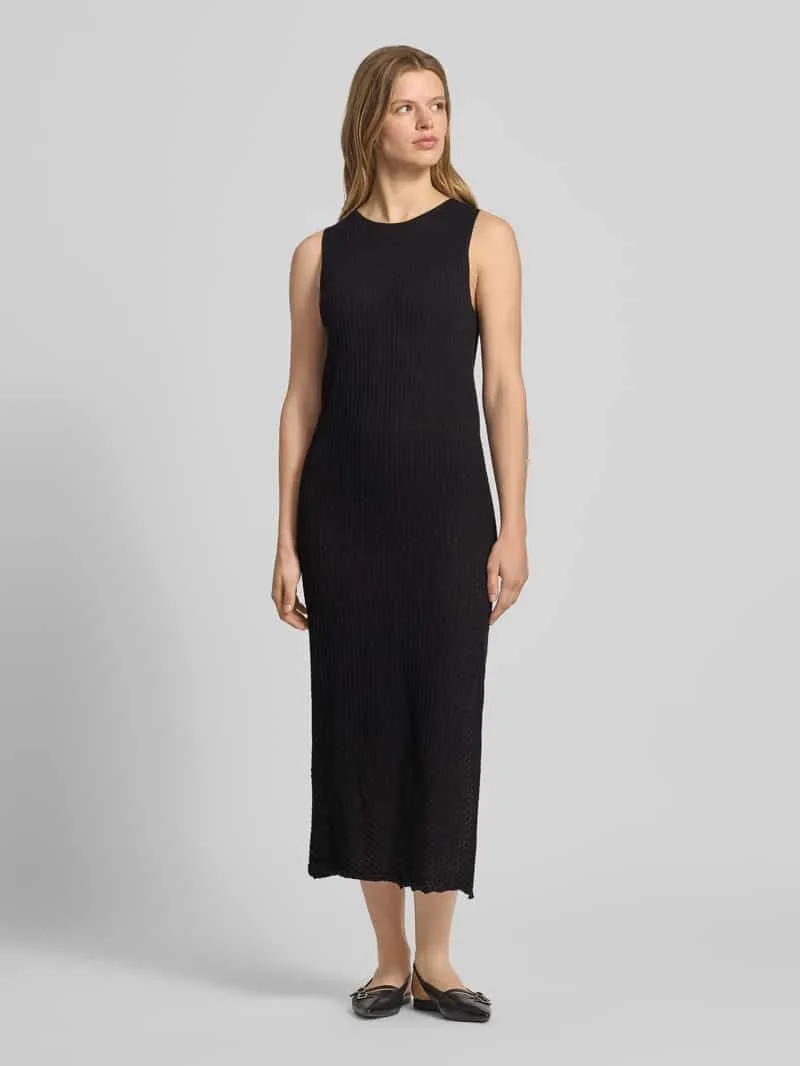 JJXX Maxijurk met ronde hals model 'ZURI' Zwart