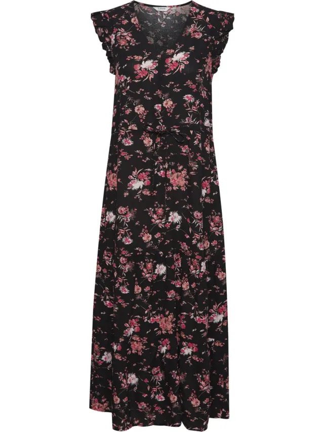 b.Young BYMMJOELLA FRILL DRESS - Dames - Jurken Multicolor