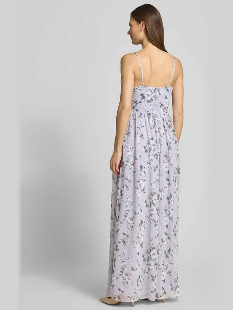 GUIDO MARIA KRETSCHMER WOMAN avondjurk met florale all-over print model 'Kate' - GMK for Bridgerton lila, foto 3