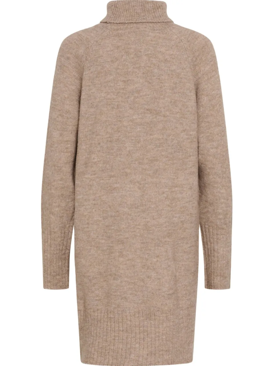Kaffe gebreide coljurk met wol - beige, foto 2