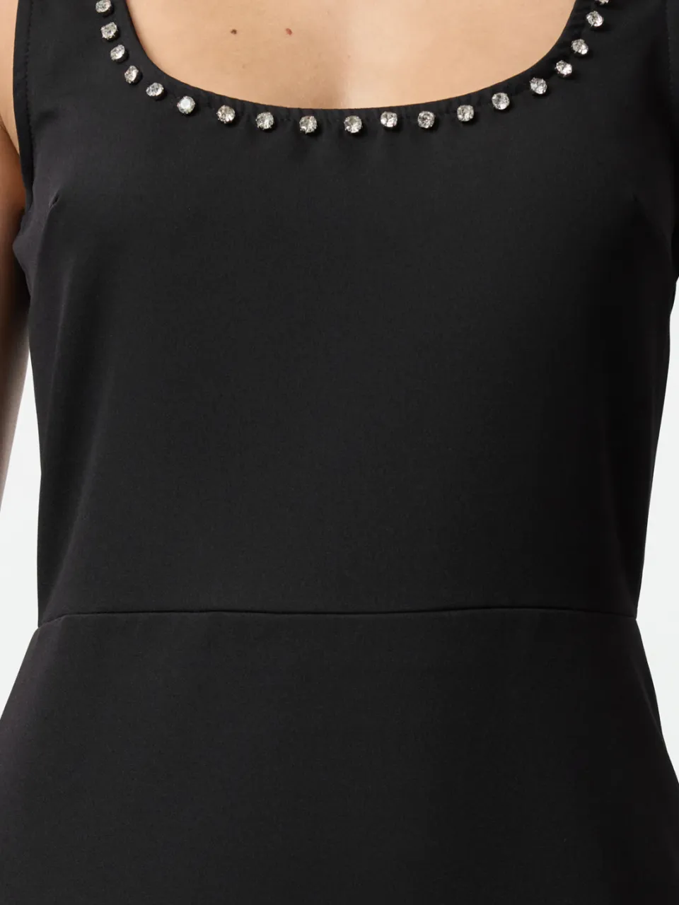 Trendyol TRENDYOLMİLLA Dames Zwart Effen Kort / Mini Mouwloos Avond / Dagelijks Gilet Jurken, foto 2