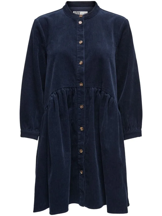 JDY JDYSHIRAZ L/S DRESS PNT - Dames - Mini jurken Night Sky