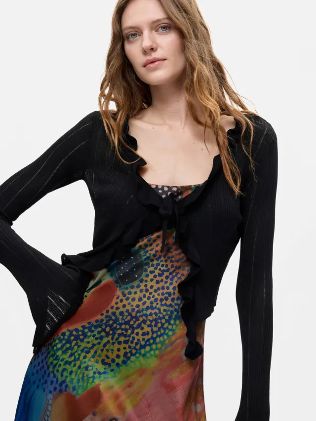 Desigual midi jurk met print - meerkleurig multi, foto 2