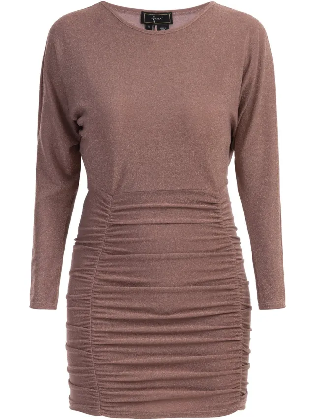 Faina Mini-jurk oud roze