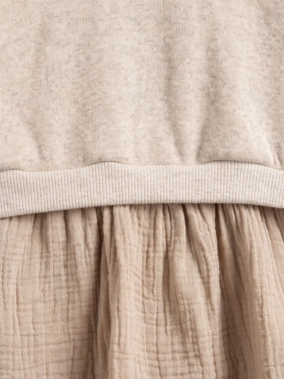PLAY UP Meisjes Jurken Mixed Dress - Zand, foto 2