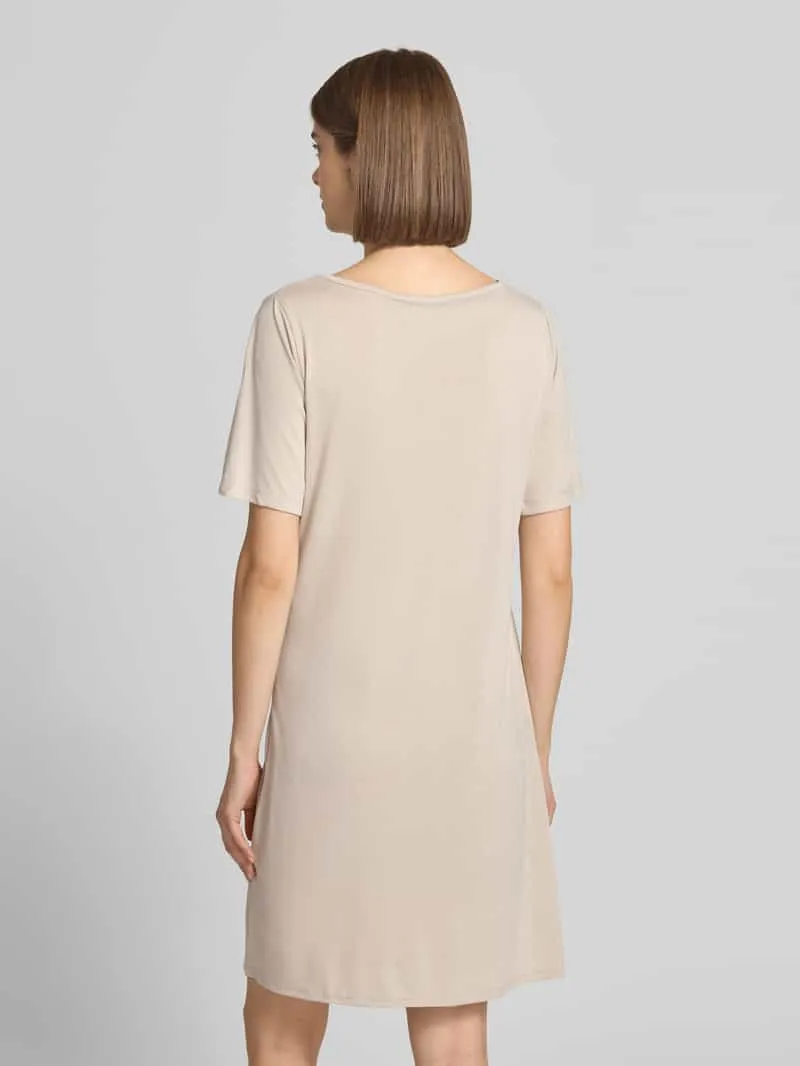 Pieces regular fit vrijetijdsjurk van viscosemix model 'ANORA' beige, foto 3