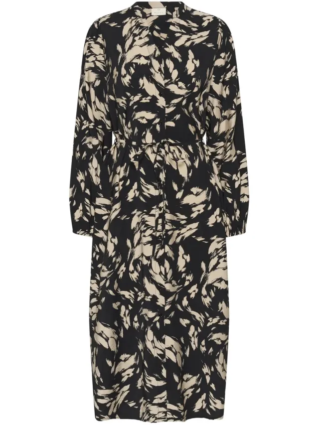 Kaffe Dameshemdjurk KAFFE Ulla black gray graphic