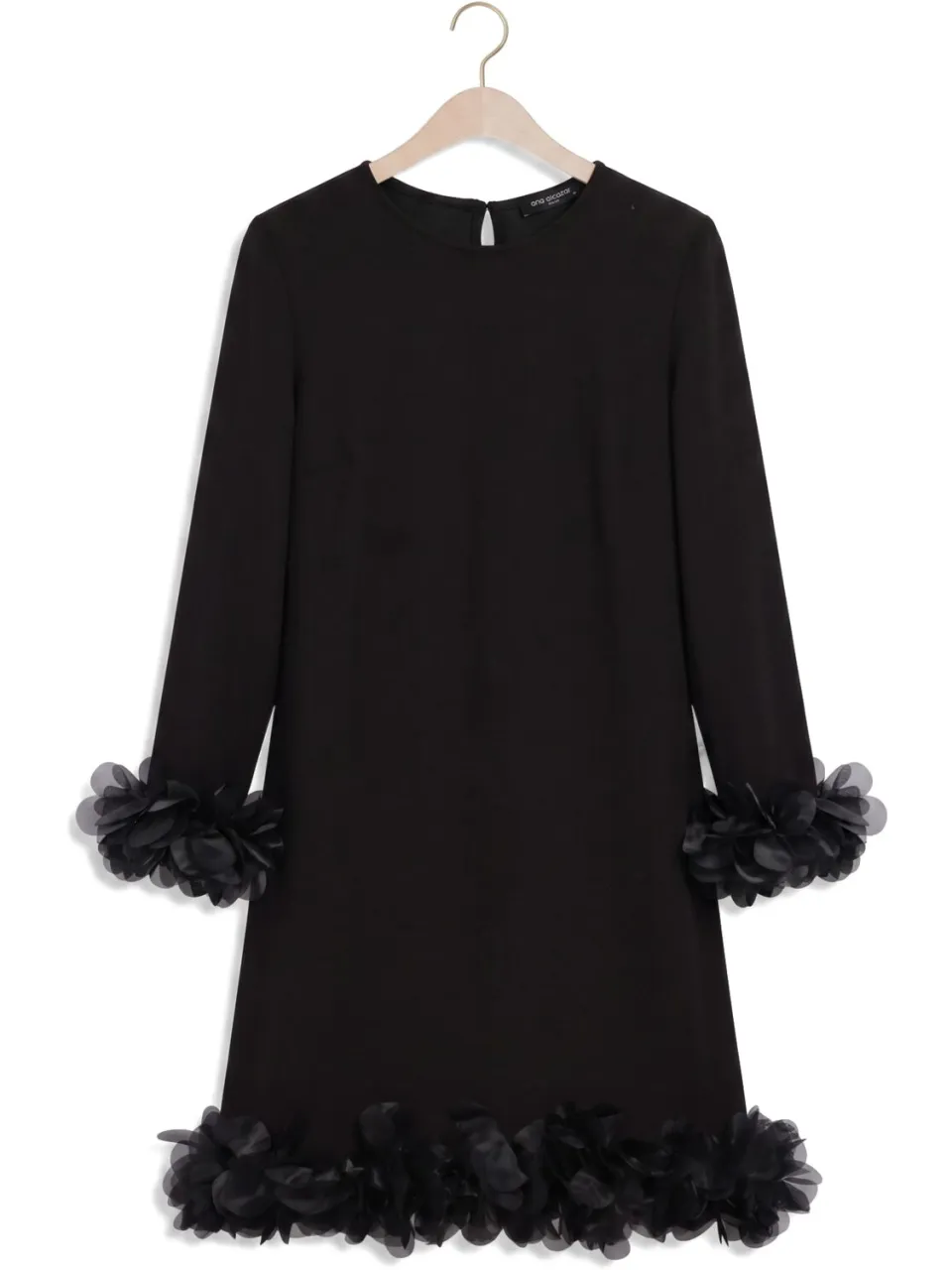 ANA ALCAZAR Dames Jurken Dress Flowers - Zwart, foto 2