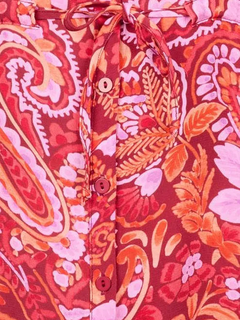 Miss Etam Plus blousejurk rood, foto 5