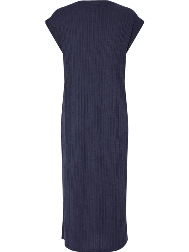 Pieces Pcena Ss Midi Dress Maritime Bue | Blauw | Maat: