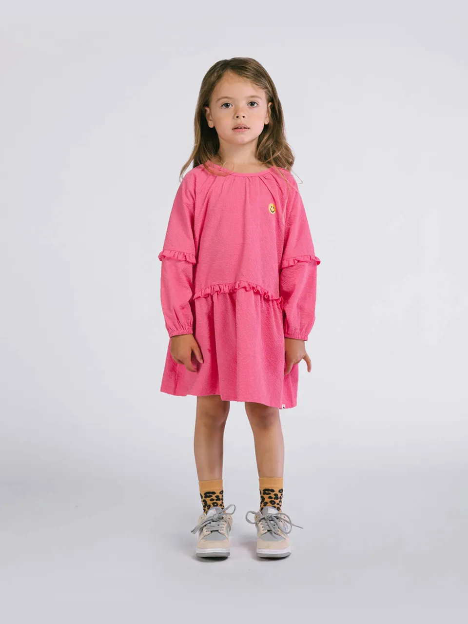 The New Chapter korte jurk roze