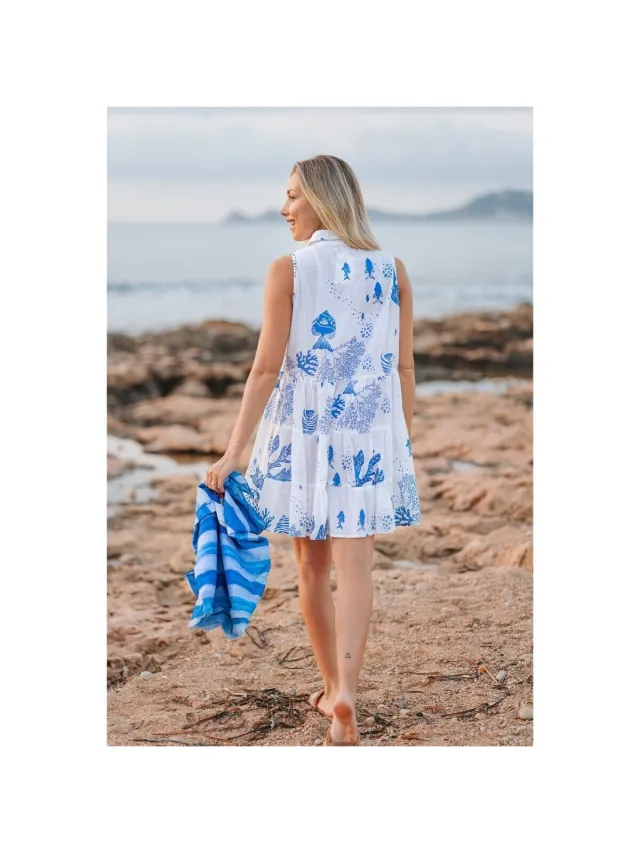Isla Bonita By Sigris Korte Jurk Isla Bonita By Sigris Korte Jurk Wit