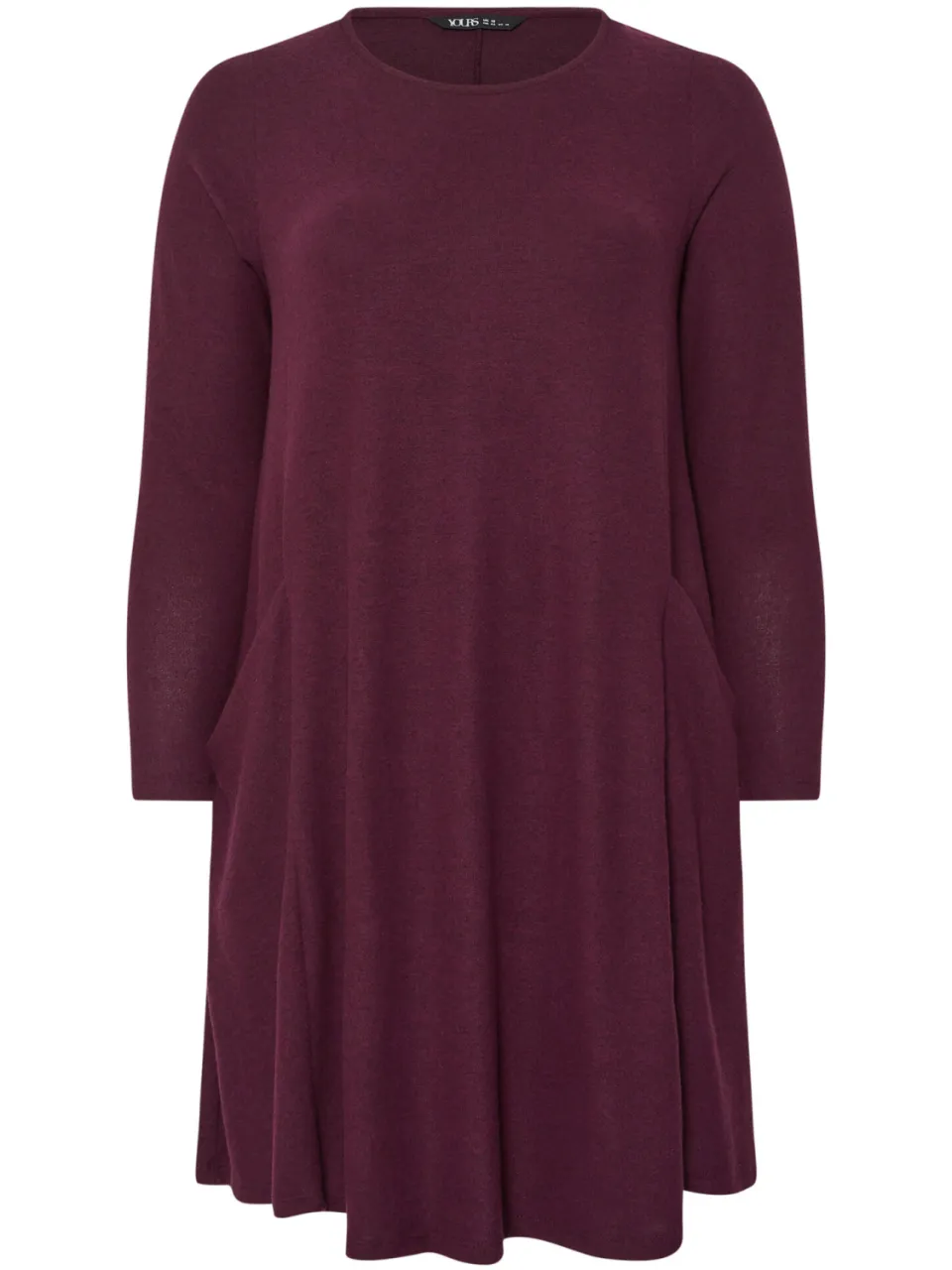 Yours Paarse Soft Touch Pocket Tuniekjurk, foto 4