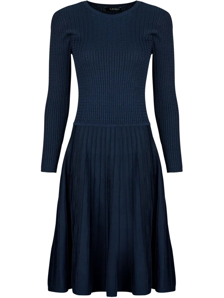 Lauren Ralph Lauren DEVLYN jurk marineblauw, foto 3