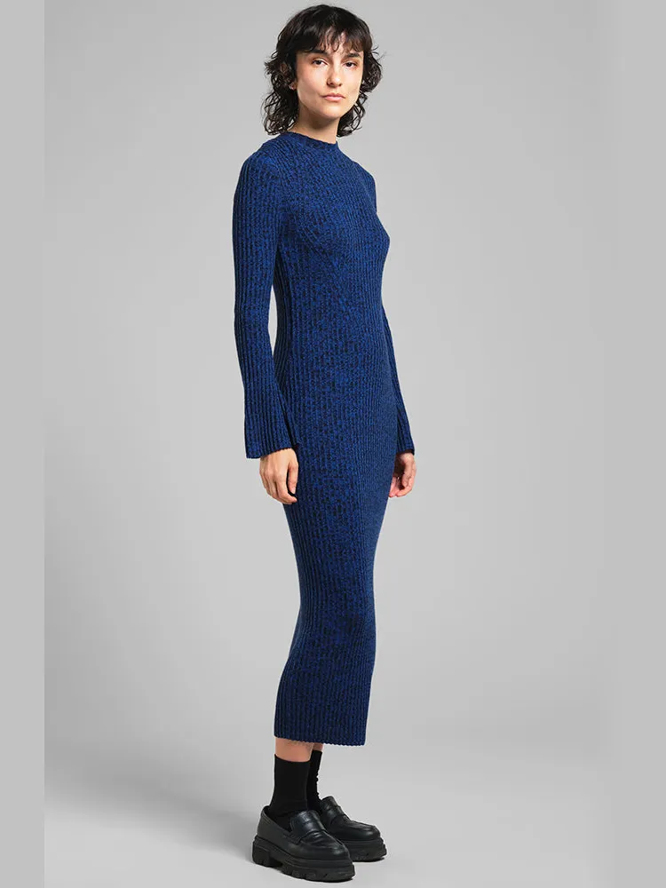 Dedicated dames vegan Jurk Vamlingbo Blauw, foto 2