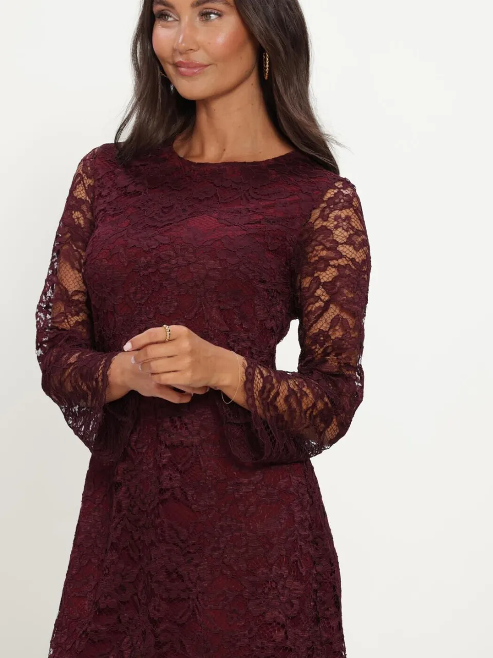 ANA ALCAZAR Dames Jurken Dress - Bordeaux, foto 4