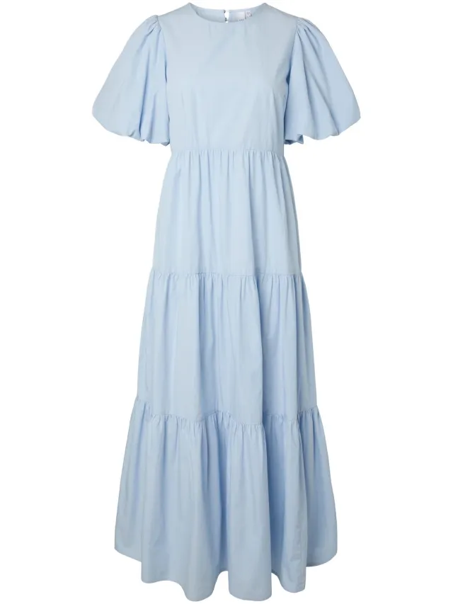 Yas maxi-jurk YASCOLEA ENKEL Skyway