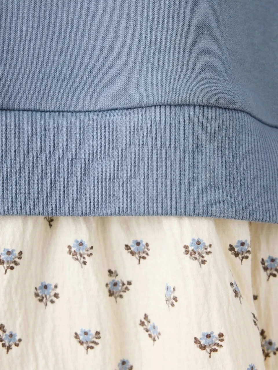 Mango Kids sweatshirt met tekst blauw, foto 6