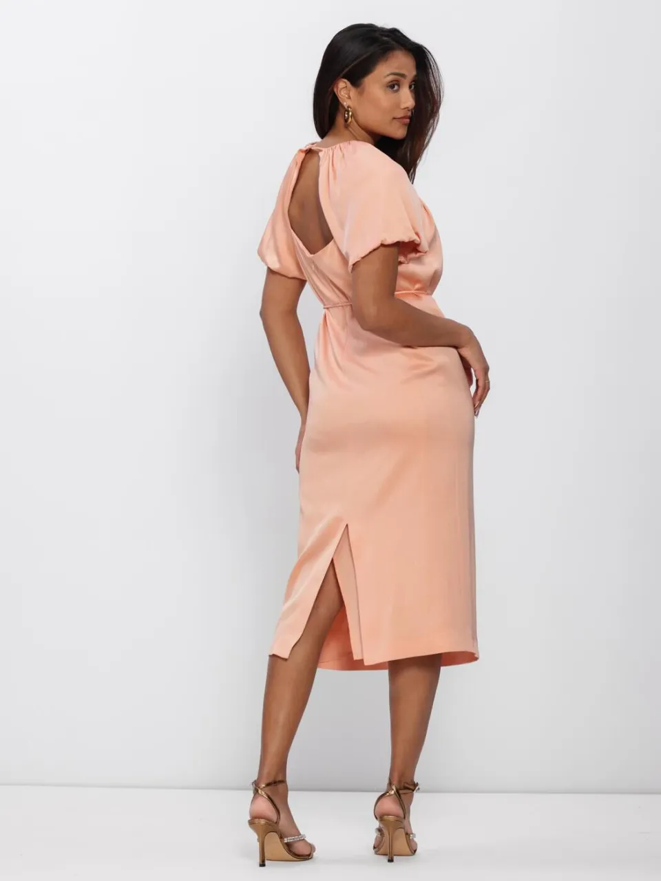 TWINSET MILANO Dames Jurken 261tp2250 - Perzik, foto 3