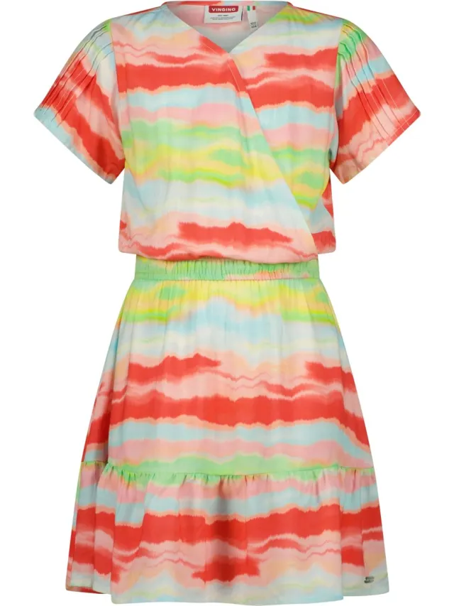 Vingino Patricia Meisjes Jurk - Breeze red