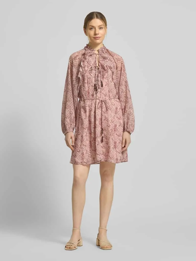 Jake*s Collection Knie-lange jurk met raglanmouwen kersenrood, foto 3