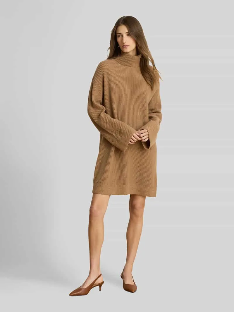 Lauren Ralph Lauren regular fit tricotjurk van mix van wol en kasjmier model 'AREENA' Camel