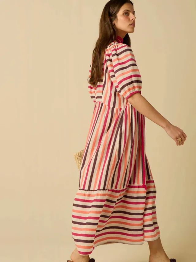 Sissy-Boy gestreepte maxi jurk - meerkleurig multicolor, foto 2