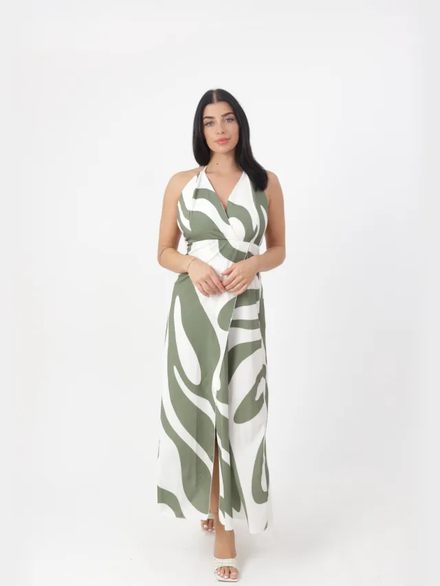 Elara Kleid Khaki