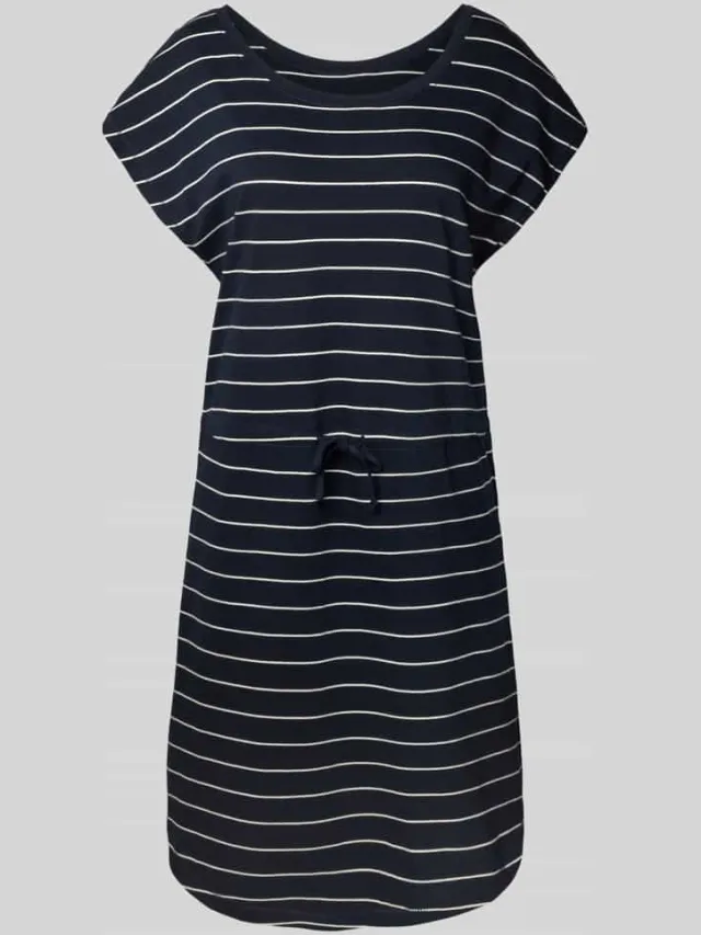 Only Flatteuze mini-jurk van puur katoen, model 'MAY' donkerblauw, foto 2