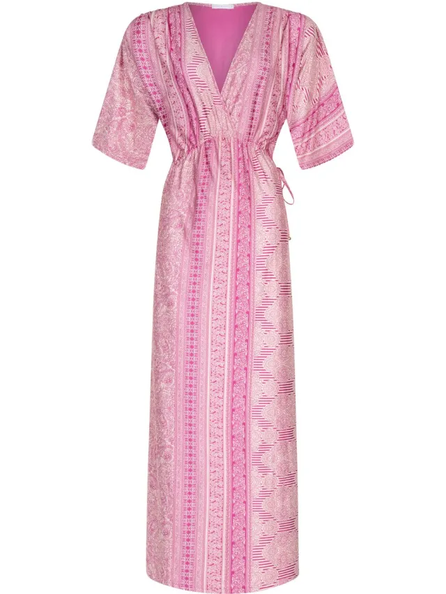 Chic by Lirette Kimono jurk Lotus Guna - Roze