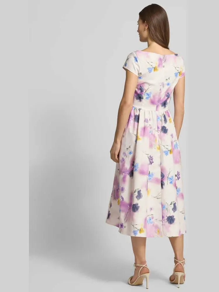 GUIDO MARIA KRETSCHMER WOMAN Midi-jurk met een florale all-over print Model 'Bridgerton' - GMK for Bridgerton lila, foto 3
