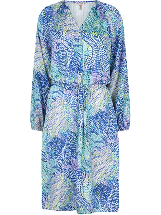 Esqualo jurk SP24-15010 - Print multicolor