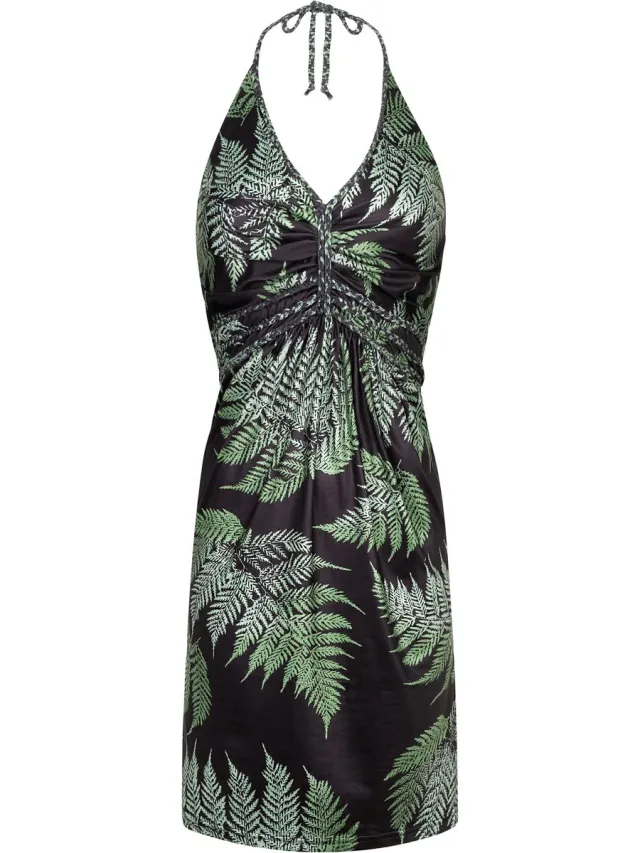 Chic by Lirette Korte halter jurk Boquete - Zwart