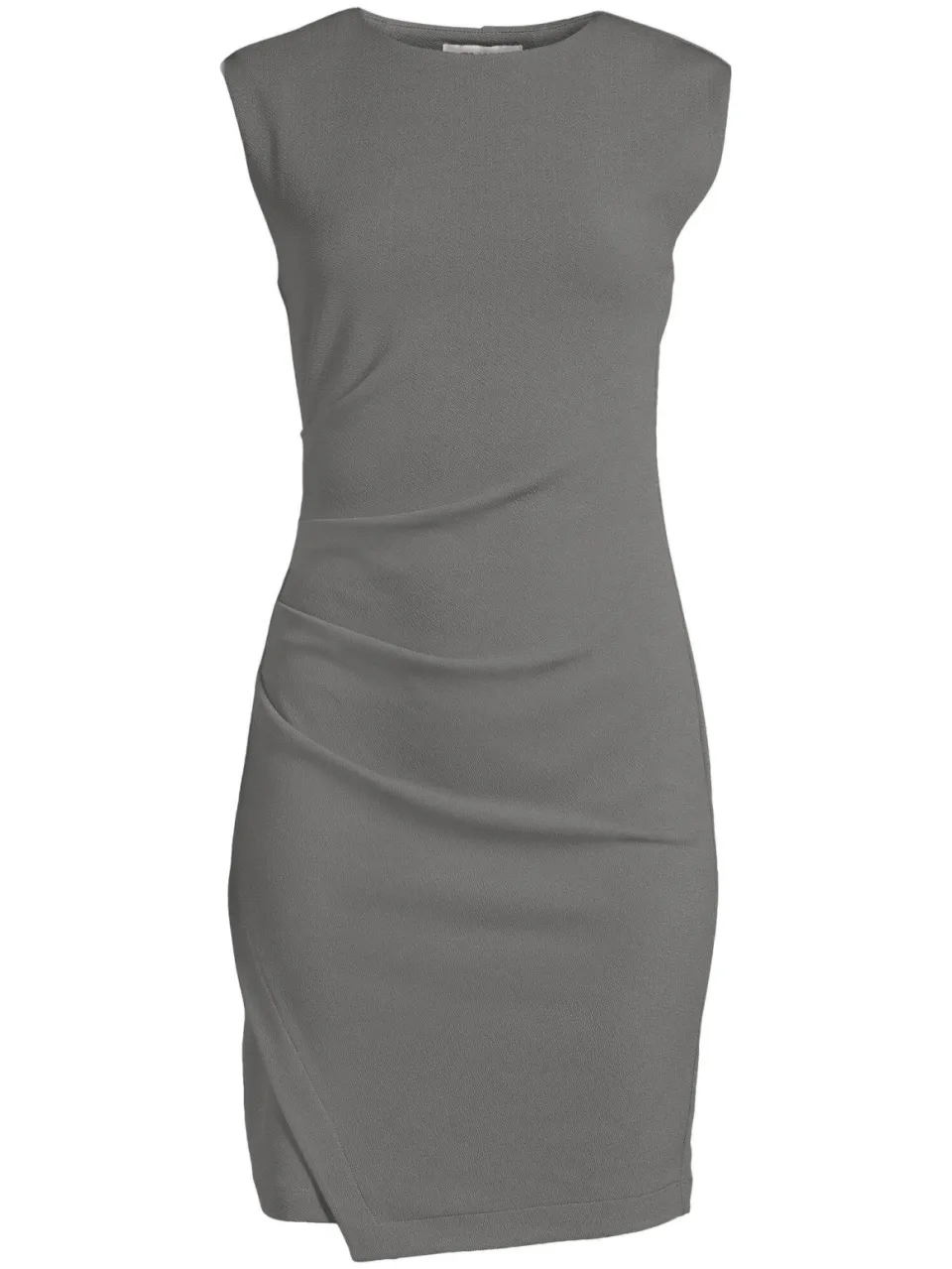 Ruby midi jurk met plooien detail grijs, foto 2