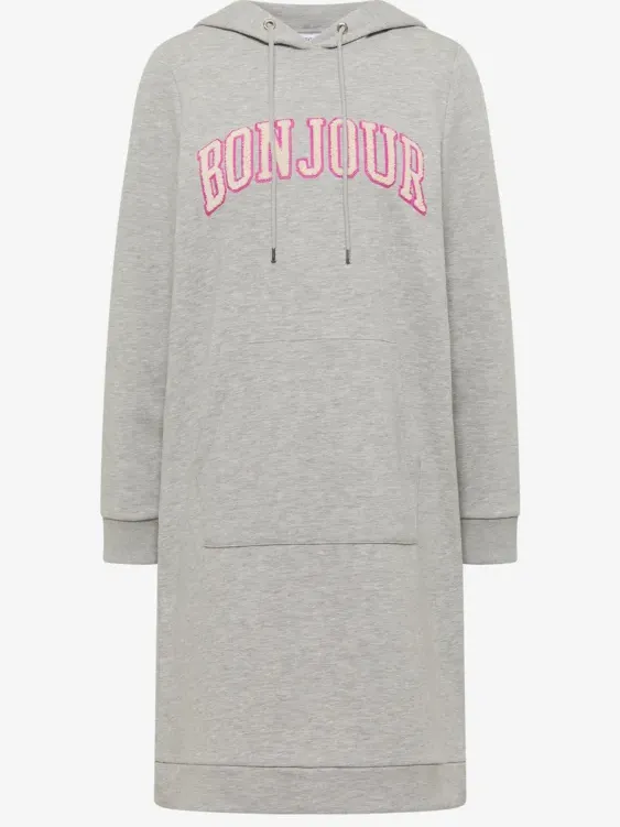 cecil Knielange hoodiejurk grijs, foto 2