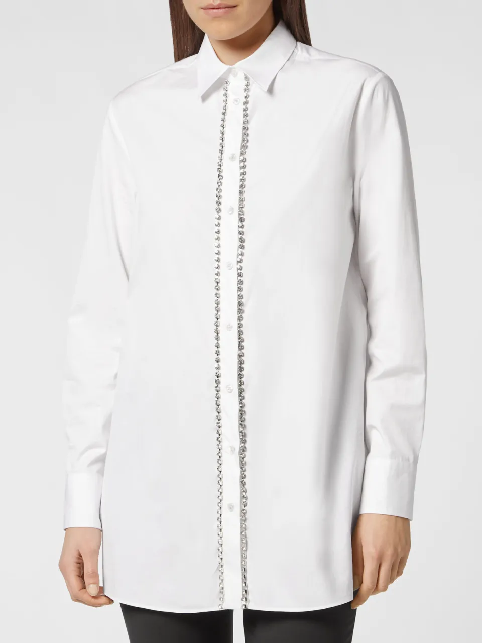 Philipp Plein Overhemdjurk Wit