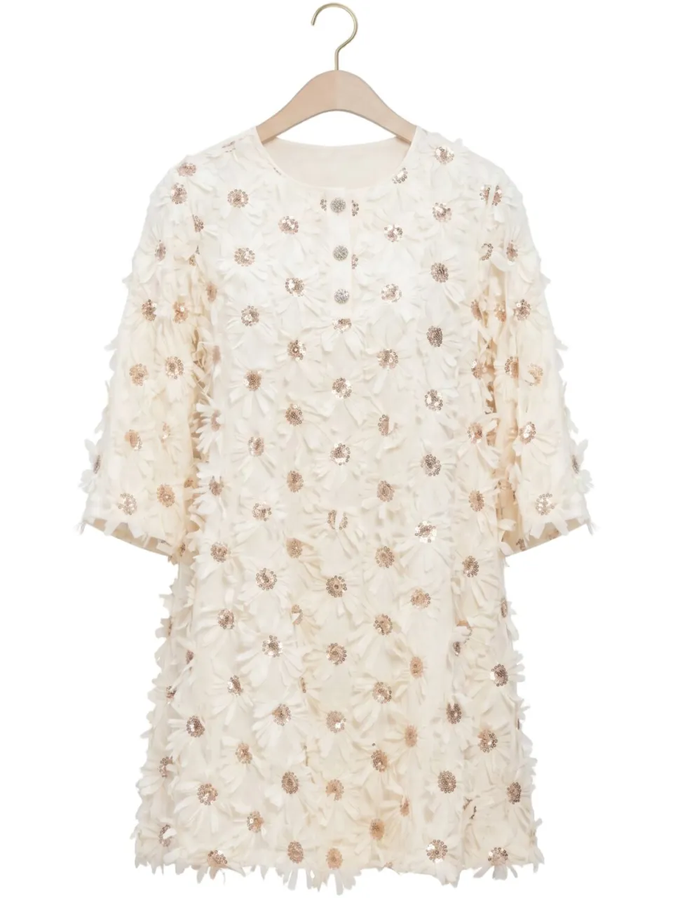 Y.A.S. YAS Dames Jurken Yasabelone 3/4 Dress - Creme, foto 2