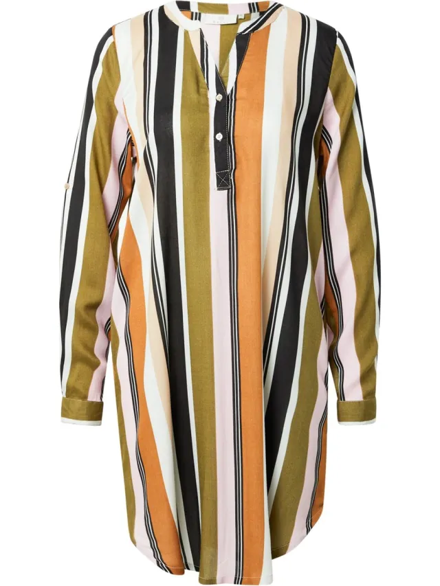 Kaffe blousejurk marana Lichtgroen-34