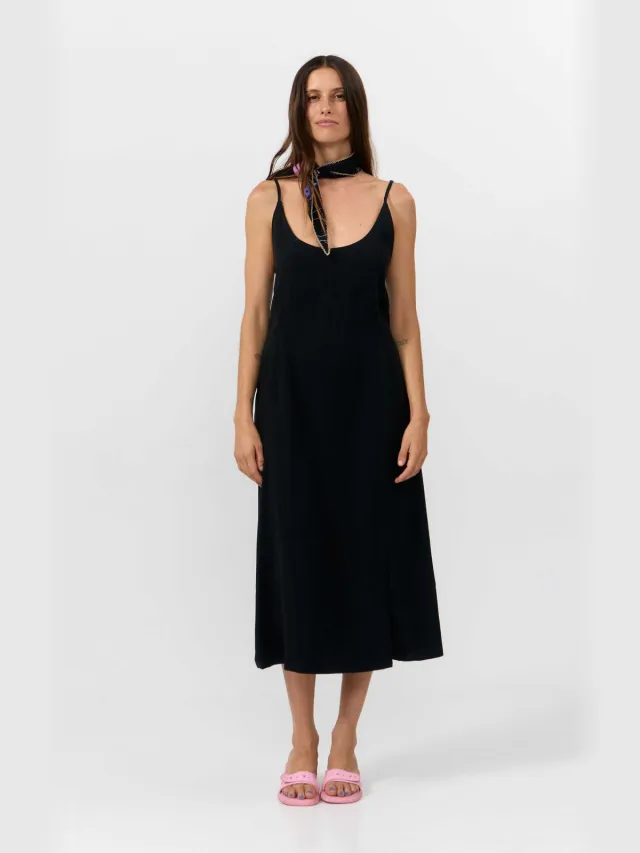 SUITE13LAB dames vegan Jurk Saja Zwart