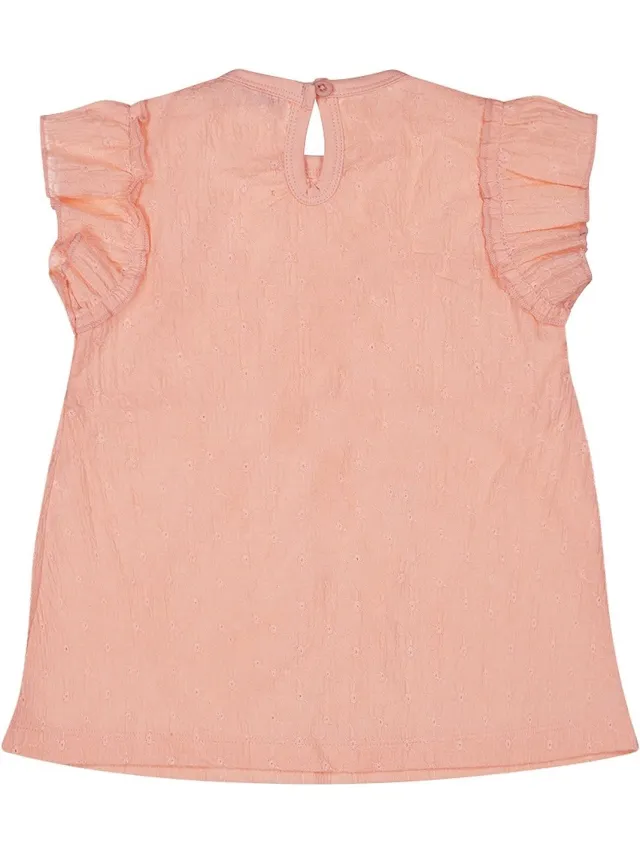 Dirkje meisjes jurk Faded peach - 05 Girls fresh