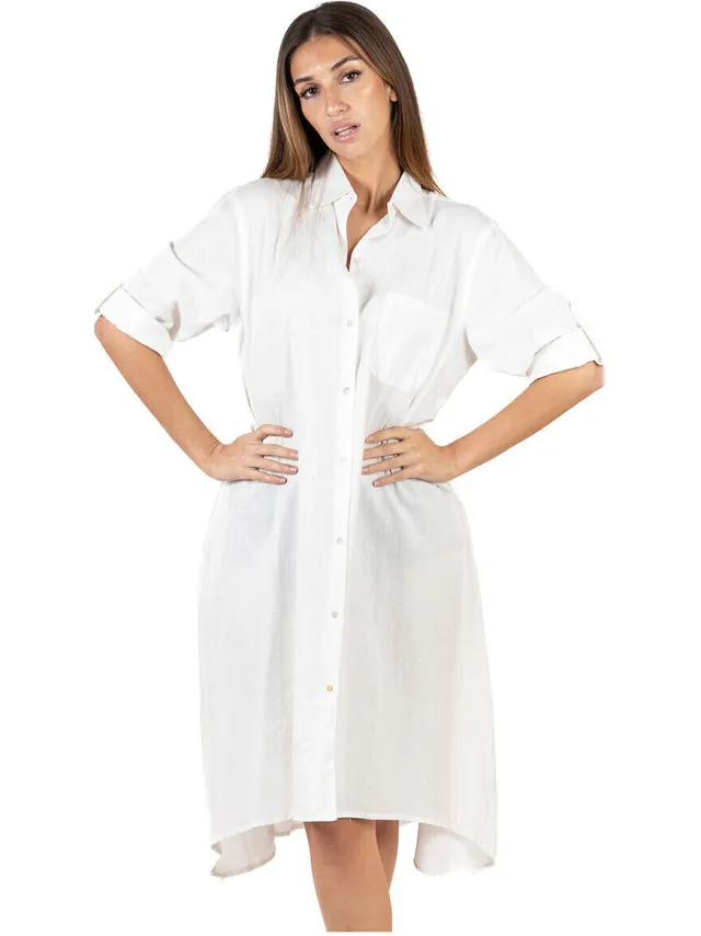 Isla Bonita By Sigris Jurk Isla Bonita By Sigris Jurk Wit