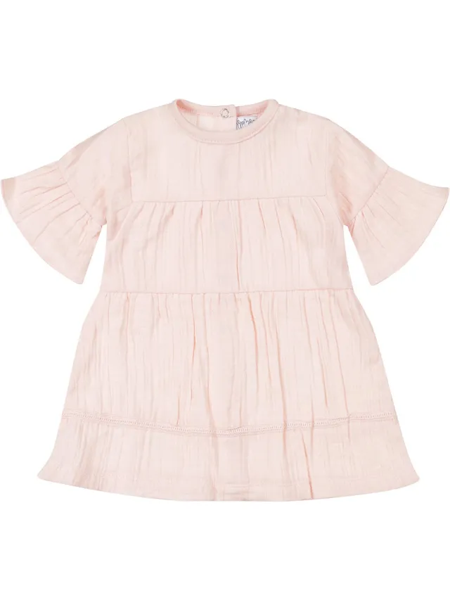 Dirkje R-TRES BIEN Meisjes Jurk - Light pink