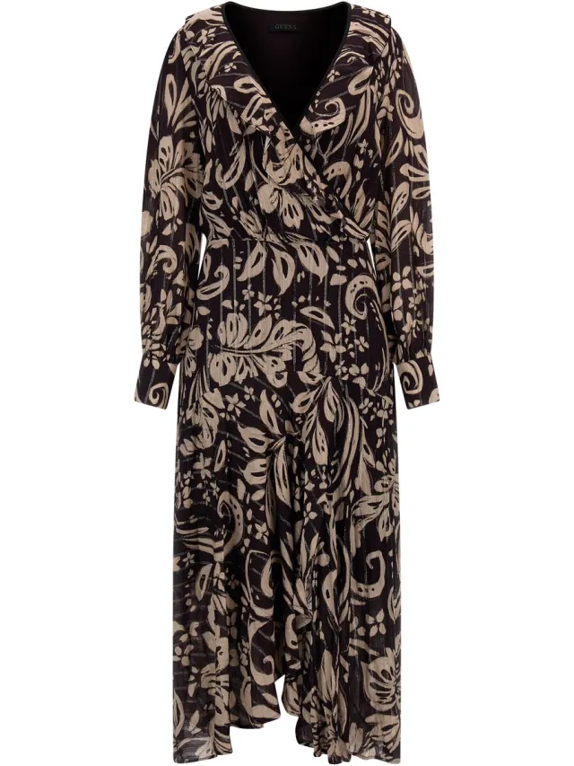 Guess Lange jurk voor dames Guess Monique bloemenprint