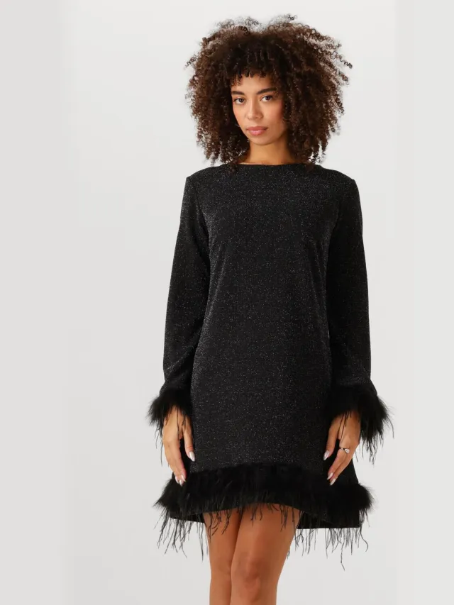 ANA ALCAZAR Dames Jurken Dress Pure - Zwart