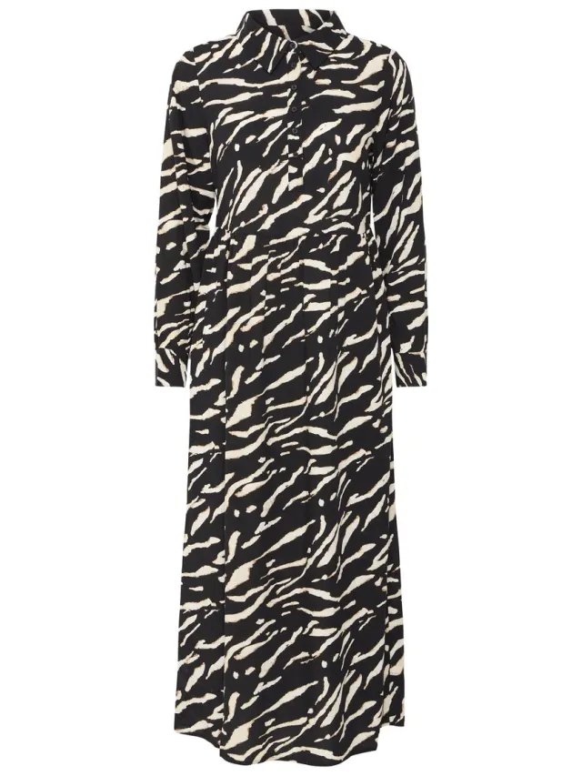 Fransa FRFLOWY DR 7 - Dames - Maxi jurken Black ART