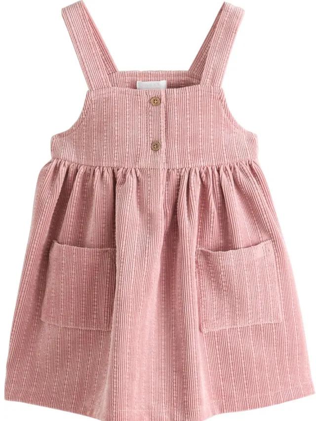 Next Meisjes - Mouwloze corduroy overgooier - Roze