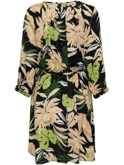Jacqueline De Yong Bree life 3/4 raglan dress zwart, foto 2